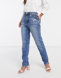 Джинсы в винтажном стиле American Eagle-Синий