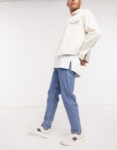 Суженные книзу джинсы ASOS DESIGN-Синий
