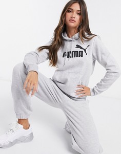 Худи серого цвета Puma Essentials-Серый
