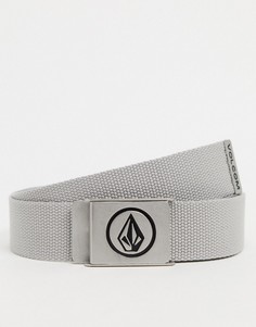 Серый ремень Volcom