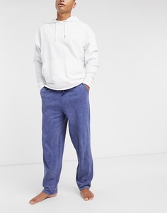 Синие штаны для дома ASOS DESIGN-Синий