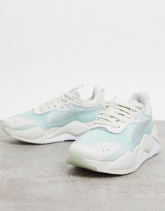 Серо-голубые кроссовки Puma RS-X Tech-Серый