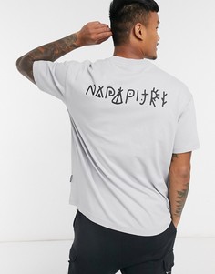 Серая футболка Napapijri-Серый