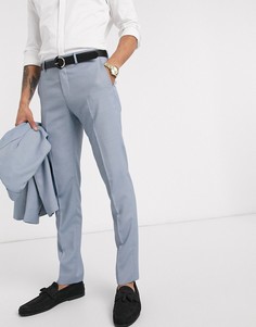 Голубые узкие брюки с добавлением шерсти Jack & Jones Premium-Синий