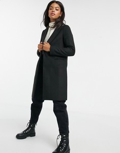 Черное строгое пальто New Look-Черный
