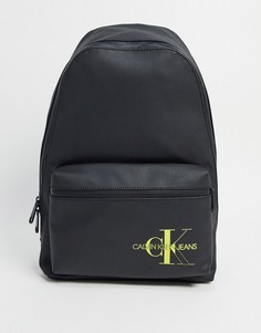 Хлопковый рюкзак объемом 45 л с покрытием Calvin Klein Jeans-Черный