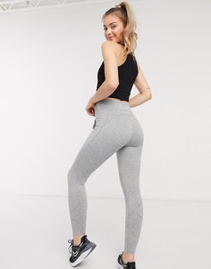 Серые леггинсы с завышенной талией Free People Movement-Серый