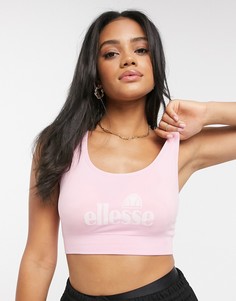 Розовый бесшовный бюстгальтер с перекрестом на спине Ellesse