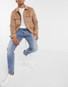 Зауженные джинсы с выбеленным эффектом Levis 512-Синий Levis®