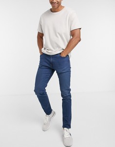 Суженные книзу узкие сине-черные джинсы Levis 512-Синий Levis®