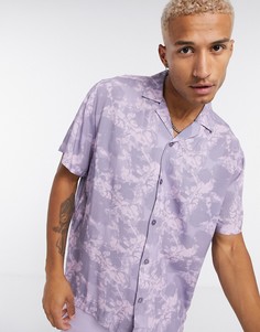 Фиолетовая футболка с принтом тай-дай ASOS DESIGN-Фиолетовый