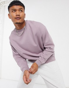Фиолетовый oversize-свитшот ASOS DESIGN