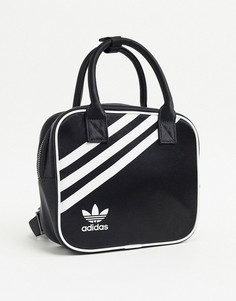 Черный маленький рюкзак с логотипом adidas Originals-Розовый