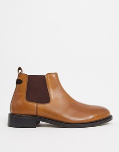 Светло-коричневые кожаные ботинки челси Dune-Светло-коричневый
