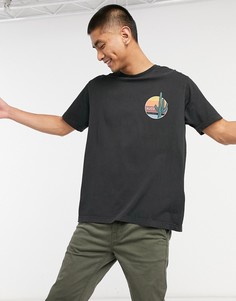 Черная футболка с логотипом Nudie Jeans Co-Черный