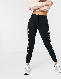 Черные джоггеры с логотипом New Balance-Черный