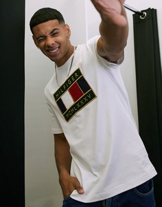 Белая футболка свободного кроя с логотипом Tommy Hilfiger-Белый