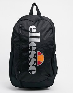 Черный рюкзак с большим логотипом ellesse
