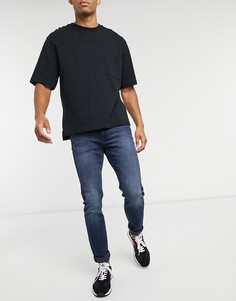 Суженные книзу джинсы Calvin Klein Jeans-Синий