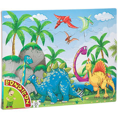 Пазл Bondibon «Динозавры», 35 деталей