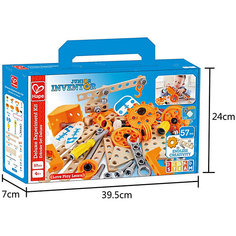 Конструктор Hape Junior Inventor Делюкс, 57 деталей