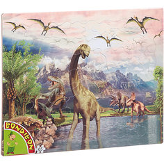 Пазл Bondibon «Эра динозавров», 65 деталей