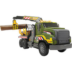 Машинка Dickie Toys Грузовик-лесовоз свет, звук, 54 см