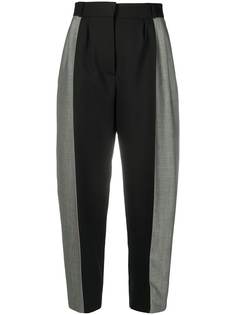 Alexander McQueen брюки с контрастными вставками