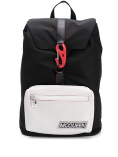Alexander McQueen рюкзак с нашивкой-логотипом