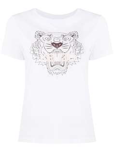 Kenzo футболка с принтом Tiger