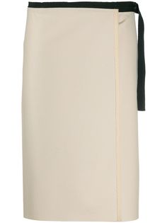 Gianfranco Ferré Pre-Owned юбка 2000-х годов с запахом