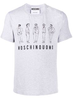 Moschino футболка с принтом Moschino Characters