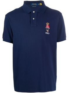 Polo Ralph Lauren рубашка поло с вышивкой