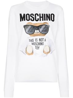 Moschino толстовка с принтом Teddy Bear и логотипом