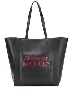 Alexander McQueen сумка-тоут с логотипом