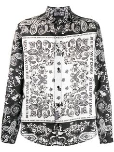 Versace Jeans Couture рубашка с принтом пейсли