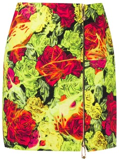 Versace юбка с цветочным принтом