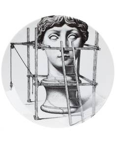 Fornasetti тарелка с принтом лица