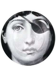 Fornasetti тарелка с принтом Lina Cavalieri