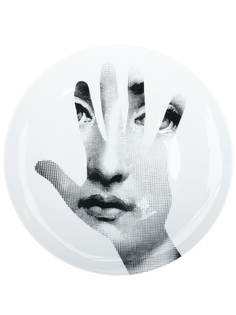 Fornasetti тарелка с принтом Lina Cavalieri