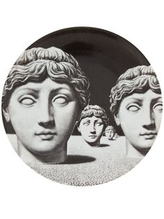 Fornasetti тарелка с принтом