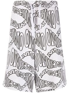 Moschino спортивные шорты с логотипом
