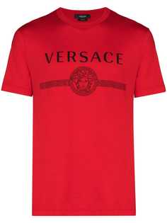 Versace футболка с логотипом Medusa
