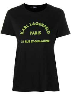 Karl Lagerfeld футболка с круглым вырезом и логотипом