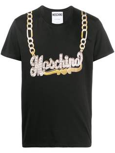 Moschino футболка с логотипом