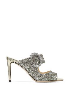 Jimmy Choo босоножки Saf 85 с блестками