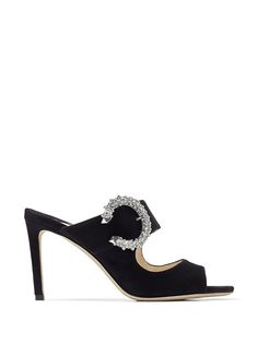 Jimmy Choo босоножки Saf 85 с кристаллами на пряжках