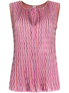 M Missoni трикотажный топ с узором