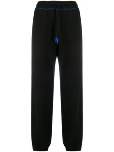 Marcelo Burlon County of Milan спортивные брюки с контрастной строчкой