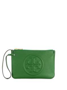 Tory Burch клатч Perry Bombé из зернистой кожи